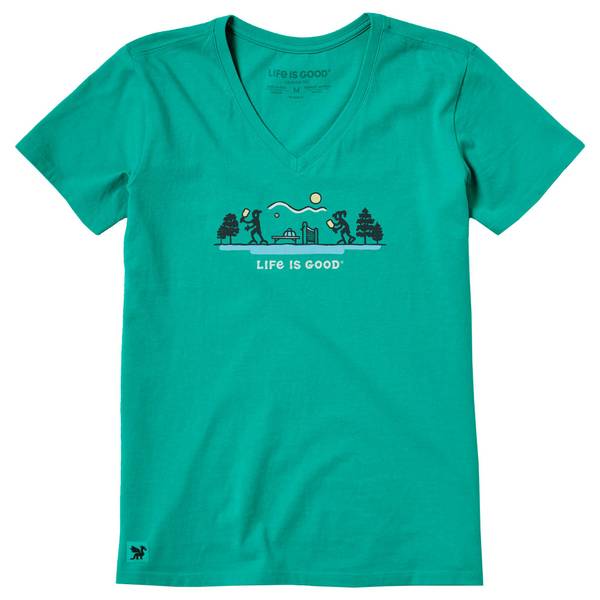 Photo of Women's Pickleball Vista Short Sleeve Crusher-Lite Vee