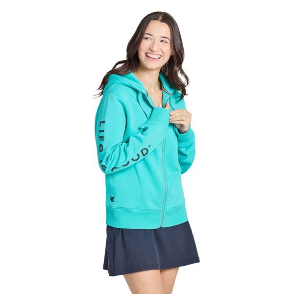 Photo of Women's Crafty Good Vibe Wordmark Full Zip Hoodie