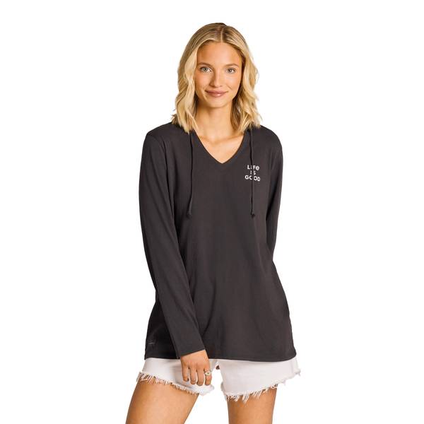 Photo of Women's Floral Folk Mandala Long Sleeve Hood