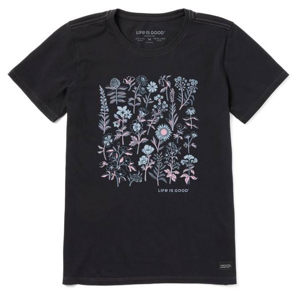 Photo of Women's Collection of Flowers Short Sleeve Crusher Tee