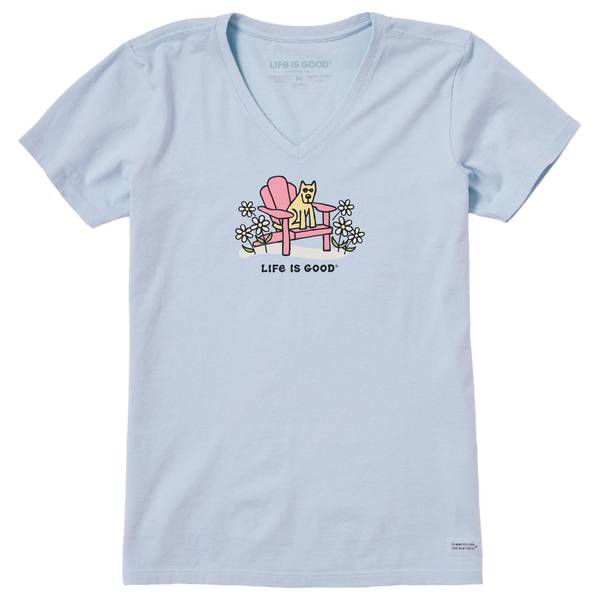 Photo of Women's Rocket Adirondack Daisies Short Sleeve Crusher-Lite Vee