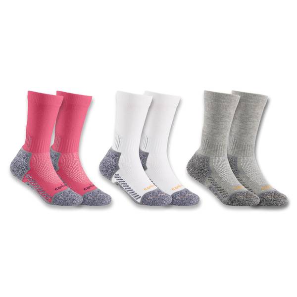 Photo of Girl's 3-Pack Force Midweight Crew Socks