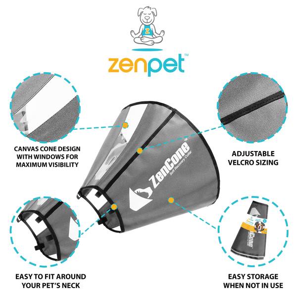 Zenpet ZenCone Soft Recovery Collar Large - 21735922 | Blain's