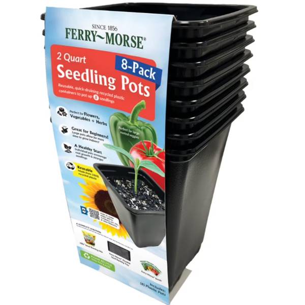 Photo of 8-Pack XL 2 Quart Seed Starting Pot