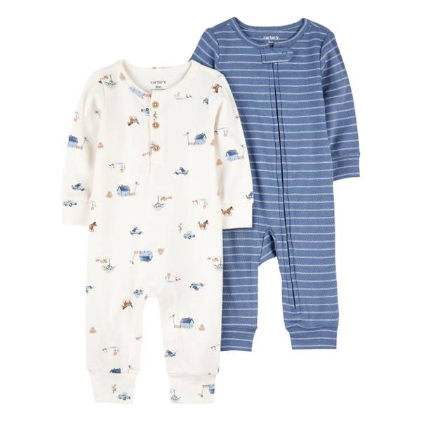 Photo of Infant Boy's 2-Pack Safari Jumpsuits