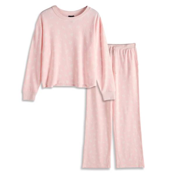 Photo of Women's Long Sleeve Crew and Pant Lounge Set