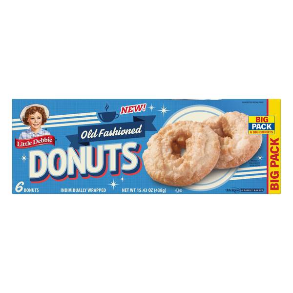 Photo of 6-Count Big Pack Old Fashioned Donuts
