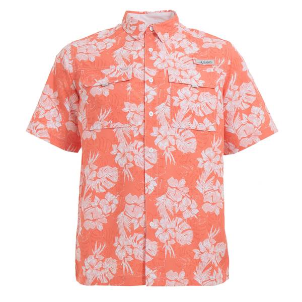 Photo of FB River Shirt S/S Floral Fiesta Coral