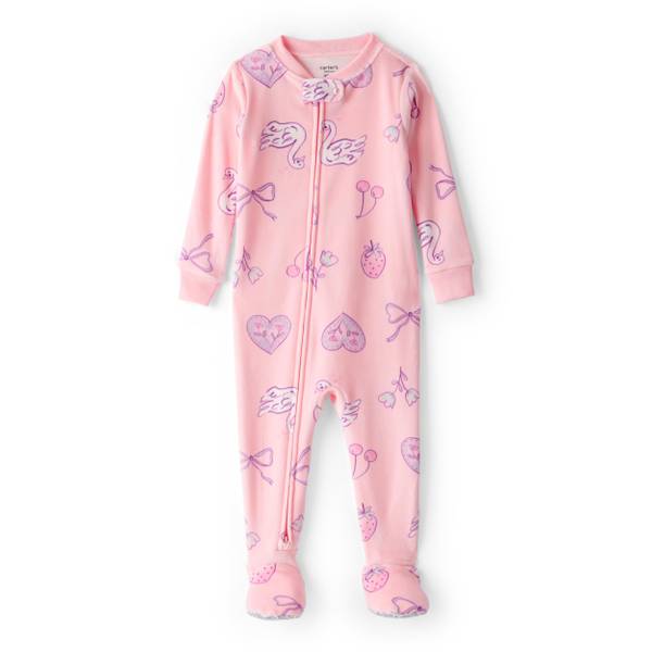 Photo of Toddler Girl's Swan DreamPlush Snug Fit 1-Piece Pajamas