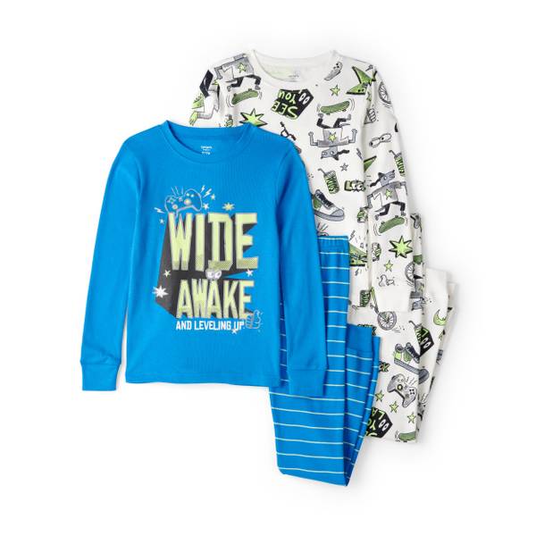 Photo of Boy's 4-Piece Alligator 100% Cotton Pajamas