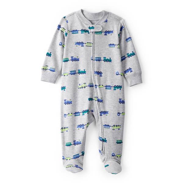 Photo of Infant Boy's Train 2-Way Zip Sleep and Play Pajamas