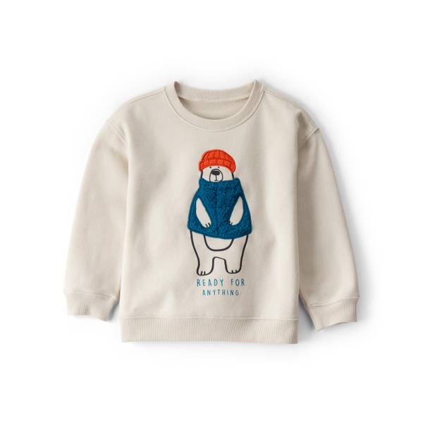 Photo of Toddler Boy's DayDream Fleece Bear Pullover Sweatshirt