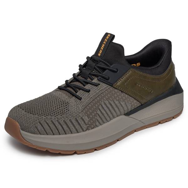 Skechers Men's Neville Bungee Slip-Ins - 211378-OLBK-8 | Blain's