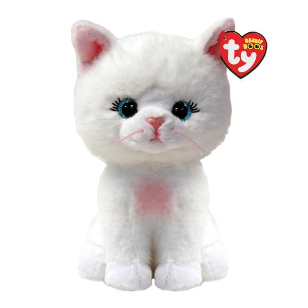 Photo of 6.5" Amelia the White Cat Beanie Boo