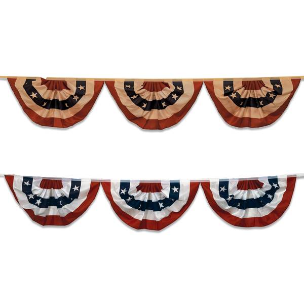 Photo of 72" Patriotic Bunting Garland Assortment