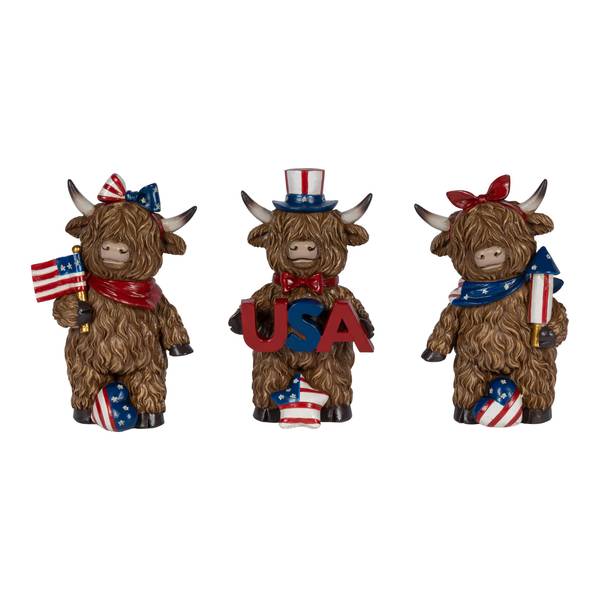 Photo of 5.91" Americana Highland Cow Assortment