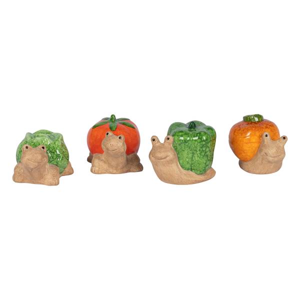 Photo of 3.15" Terracotta Vegetable Look Garden Friend Assortment
