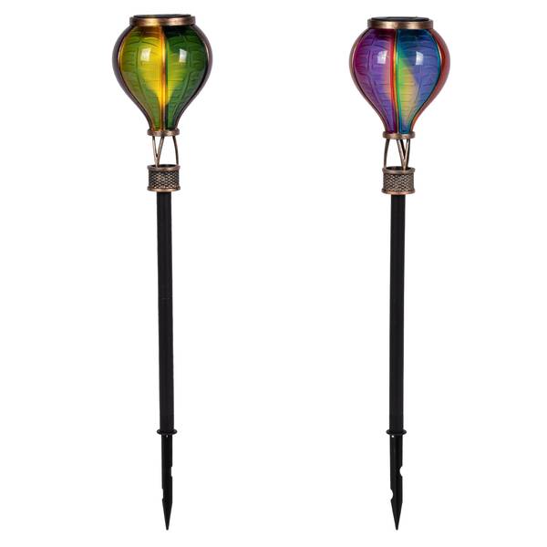 Photo of 22.5" Solar Hot Air Balloon Stake Assortment