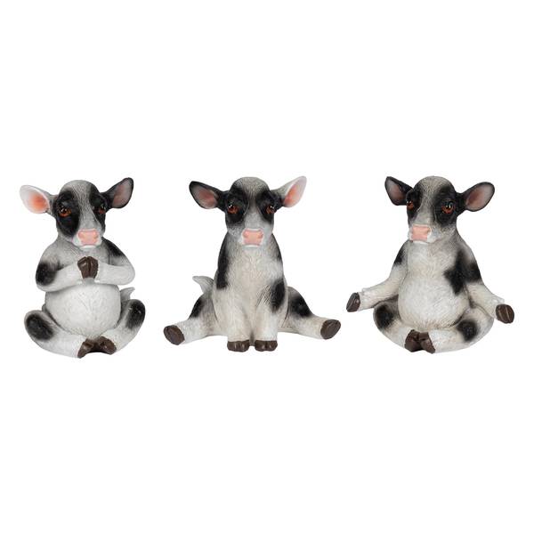 Photo of 3.94" Resin Yoga Cow Assortment