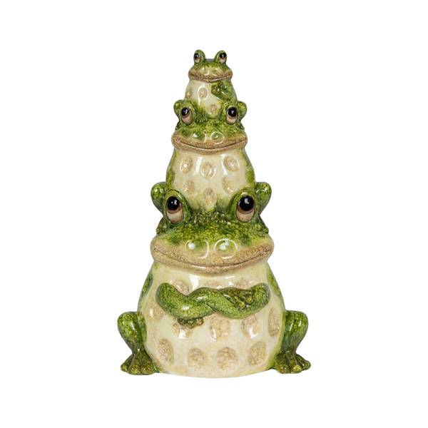 Photo of 10.2" Terracotta Stacking Frogs