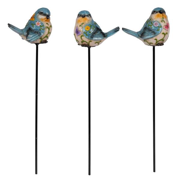 Photo of 12.8" Resin Bird Stake Assortment