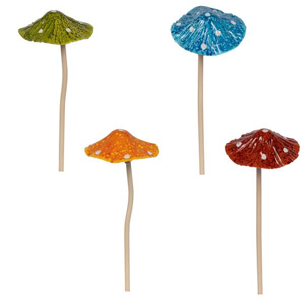 Photo of 7" Metal Mushroom Stake Assortment
