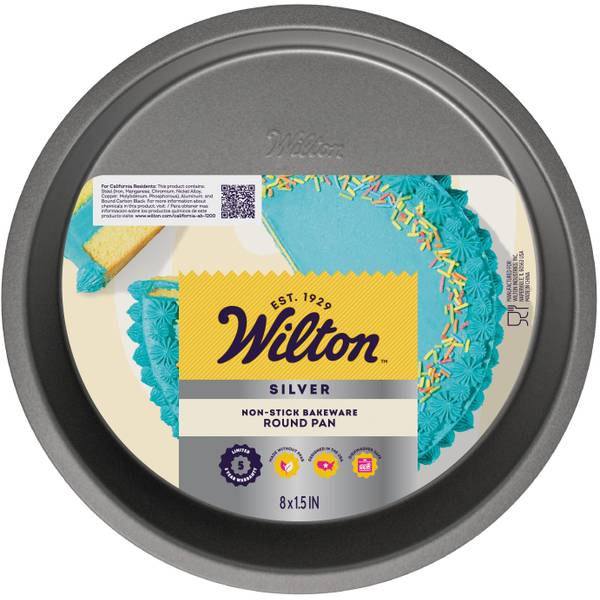 UPC 070896176752 product image for Wilton Wilton Silver Non-Stick Bakeware Round Cake Pan, 8x1.5 Inch | upcitemdb.com