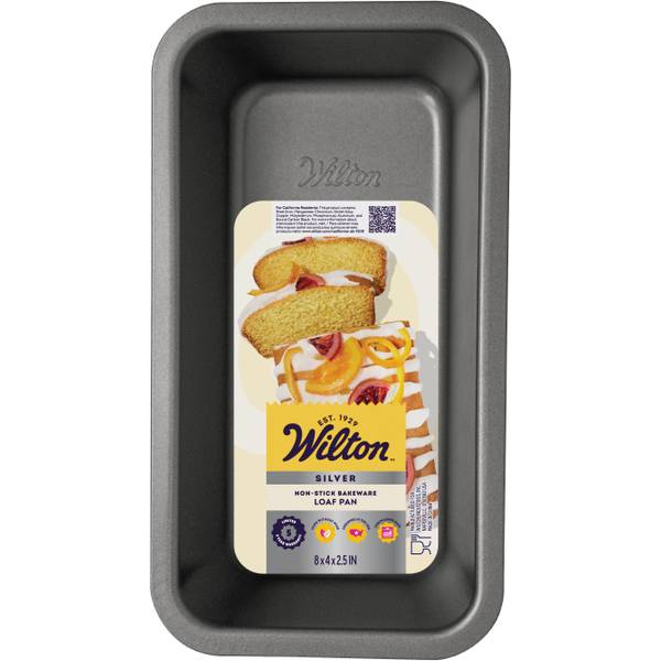 Photo of Silver Non-Stick Bakeware Loaf Pan, 8X4 Inch