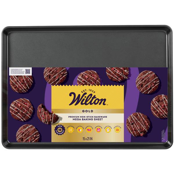 UPC 070896175908 product image for Wilton Gold Non-Stick Bakeware Mega Baking Sheet, 15x21 Inch | upcitemdb.com