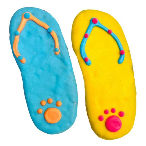 Photo of Flip Flop Peanut Butter Crunchy Dog Treat