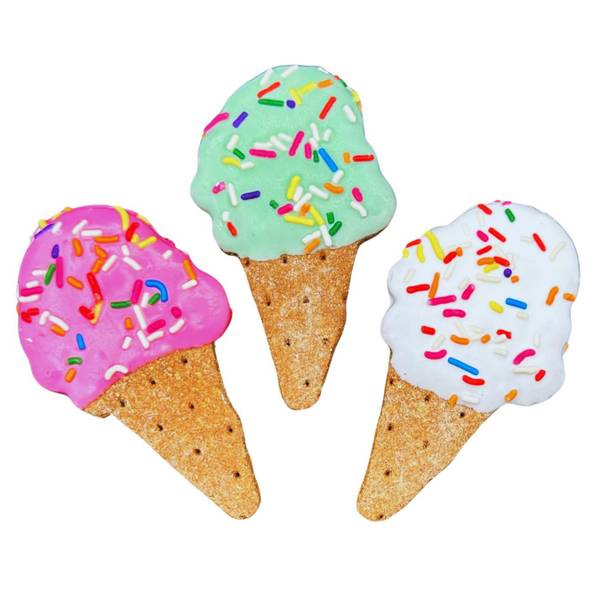 Photo of Ice Cream Cone Peanut Butter Crunchy Dog Treat