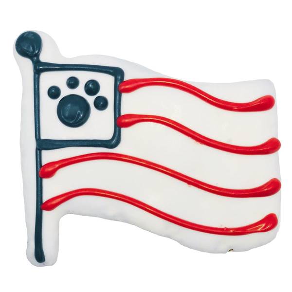 Photo of American Flag Peanut Butter Crunchy Dog Treat