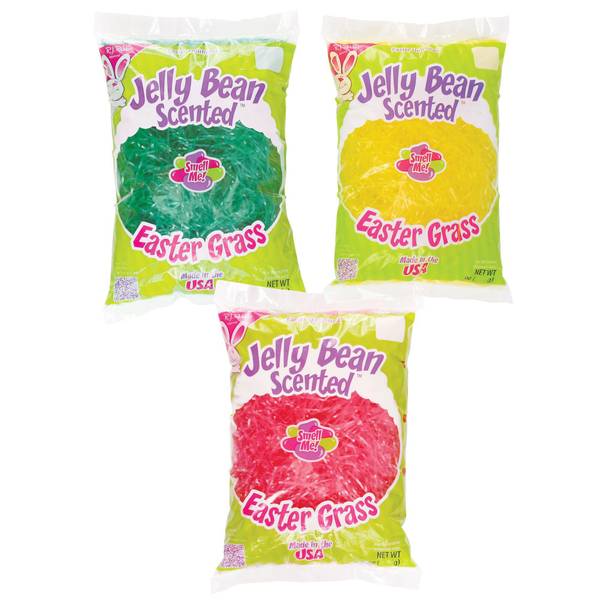 Photo of 1.5 oz Jelly Bean Scented Easter Grass Assortment