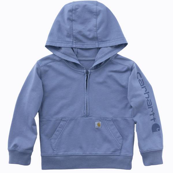 Carhartt Toddler Boys Long Sleeve Re-Engineered Garment Dye Half Carhartt Toddler Boys Long Sleeve Re-Engineered Garment Dye Half