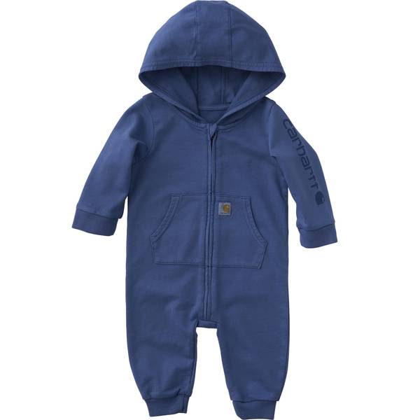 Photo of Infant Boys Long Sleeve Re-Engineered Garment Dye Hooded Coverall
