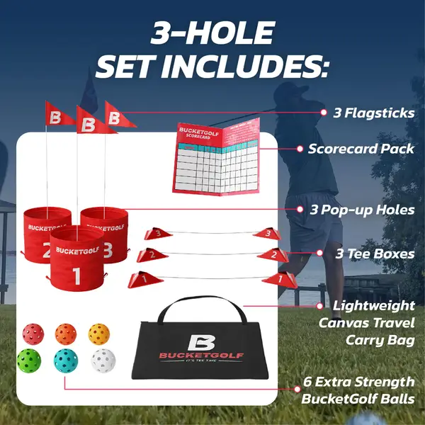 BucketGolf 3-Hole Starter Set - BG03 | Blain's Farm & Fleet