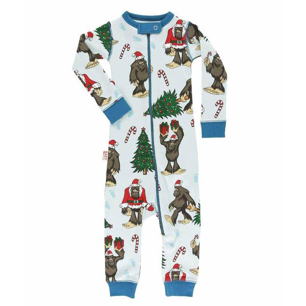 Photo of Infant's Christmas Bigfoot Long Sleeve Union Suit