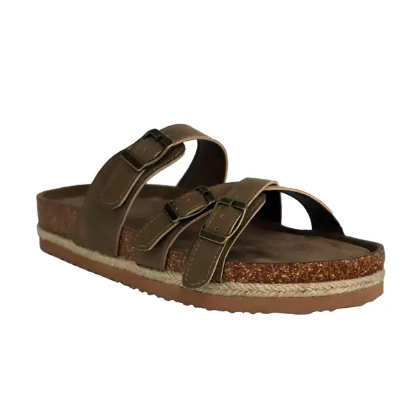 Stoney River Women's 2 Strap Cross Sandals - SC-051323-W-BR-6