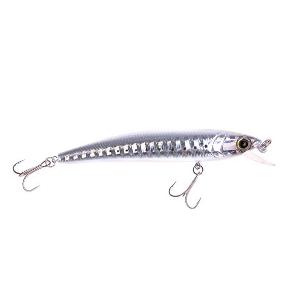 Photo of 70mm 2-3/4" PINS Holographic Silver Floating Diver Minnow