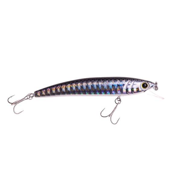 Photo of 70mm 2-3/4" PINS Silver Black Floating Diver Minnow