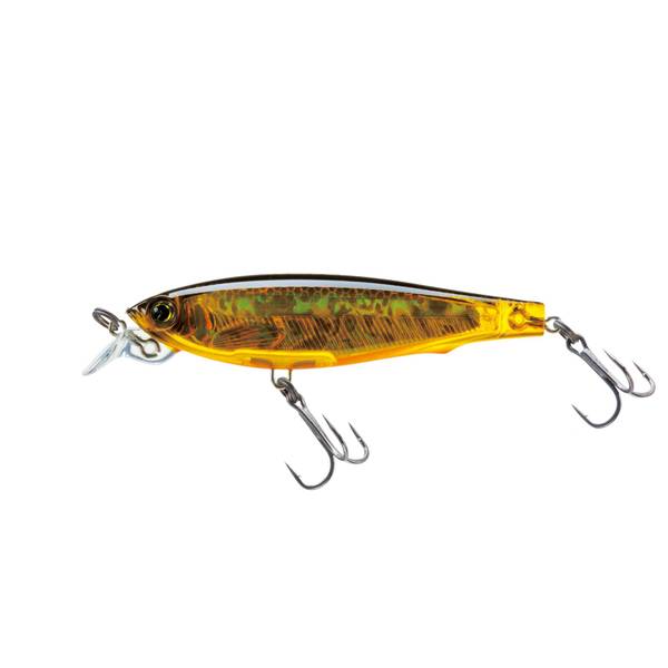Photo of 70mm 2-3/4" 3DS Holographic Gold Black Suspending Minnow