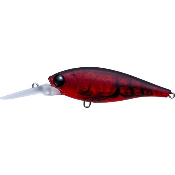Photo of 60mm 2-3/8" 3DR-X Matte Translucent Red Crawfish Suspending Shad
