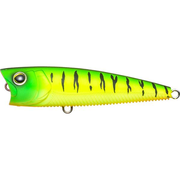 Photo of 75mm 3" 3DB Matte Fire Tiger Top Water Popper