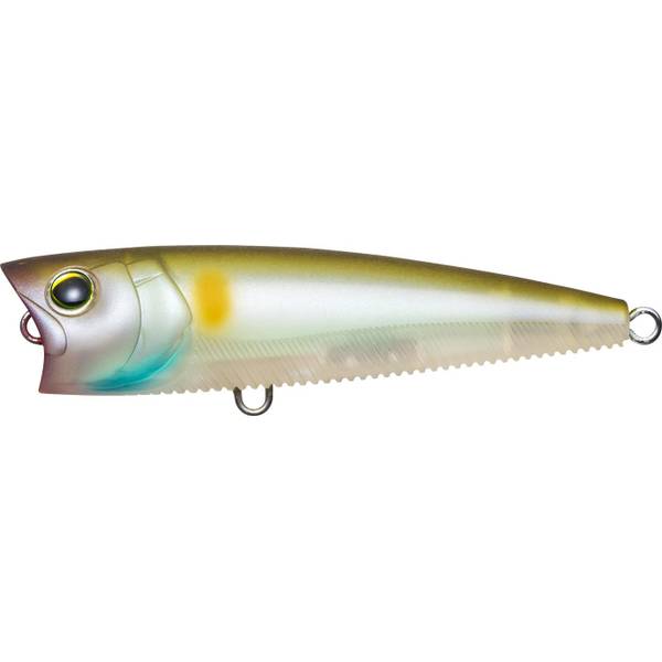 Photo of 75mm 3" 3DB Matte Ghost Ayu Top Water Popper