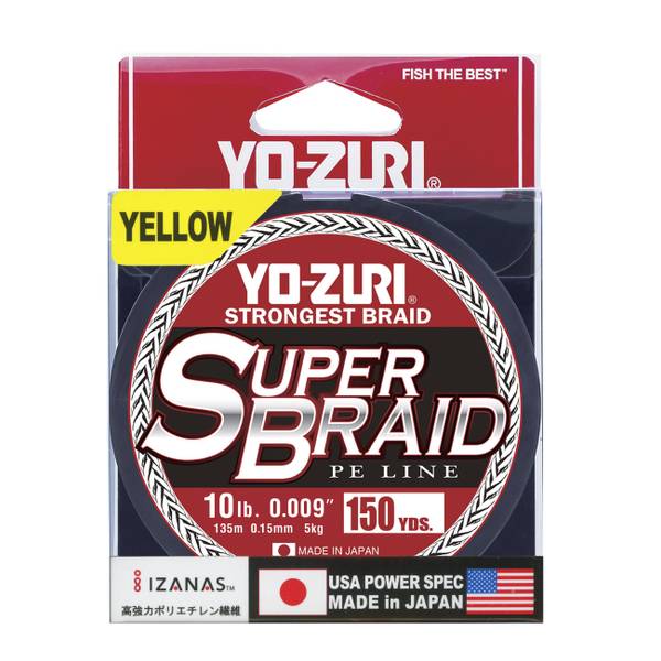 Photo of 150yd 15lb High Vis Yellow SuperBraid Fishing Line