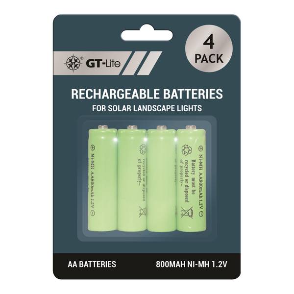 Photo of 4-Pack AA Rechargeable Ni-MH Batteries