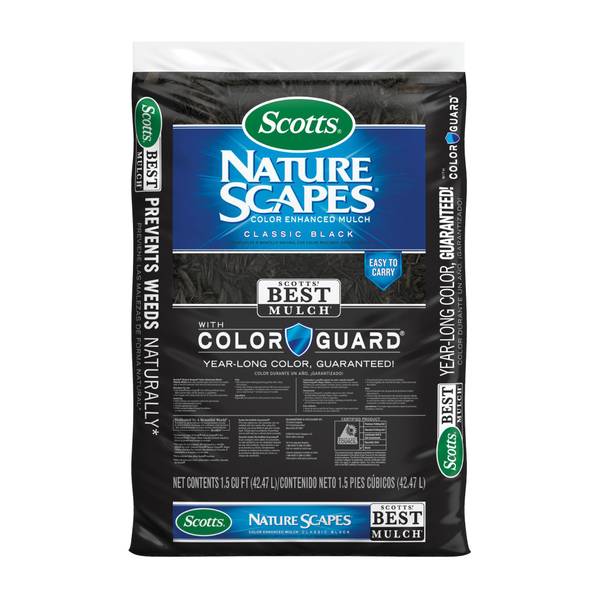 Photo of 1.5 cu. ft. Classic Black Nature Scapes Color Enhanced Mulch