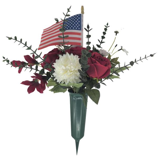 Photo of Bouquet in Plastic Cone Vase