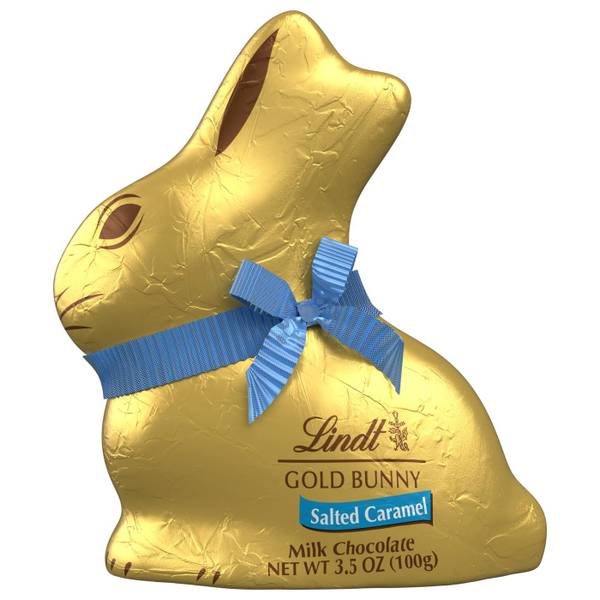 Photo of 3.5 oz Salted Caramel Milk Chocolate Gold Bunny