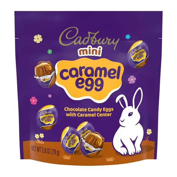 Photo of 2.8 oz Mini Egg Chocolate with Caramel Easter Candy Bag